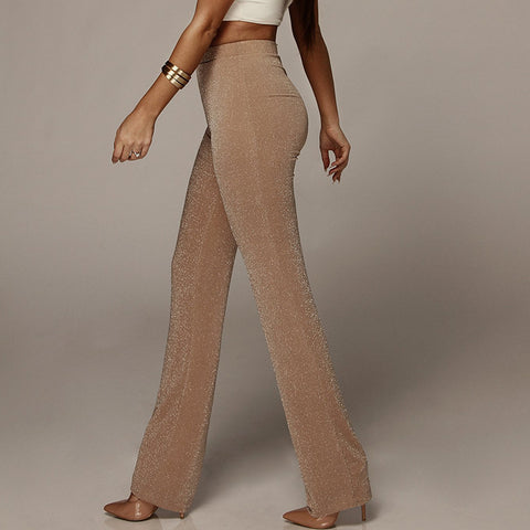 Hip-flare flared pants