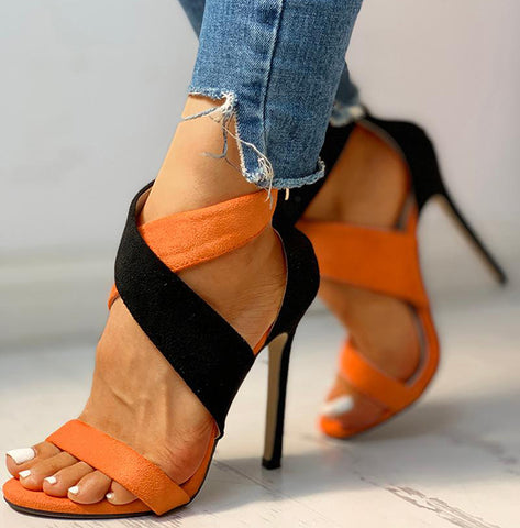 Women's Fashion With Color Matching Sandals