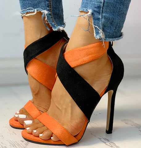 Women's Fashion With Color Matching Sandals