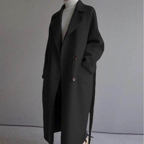 Womens Lapel Cashmere coat